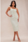 Talia tweed midi dress